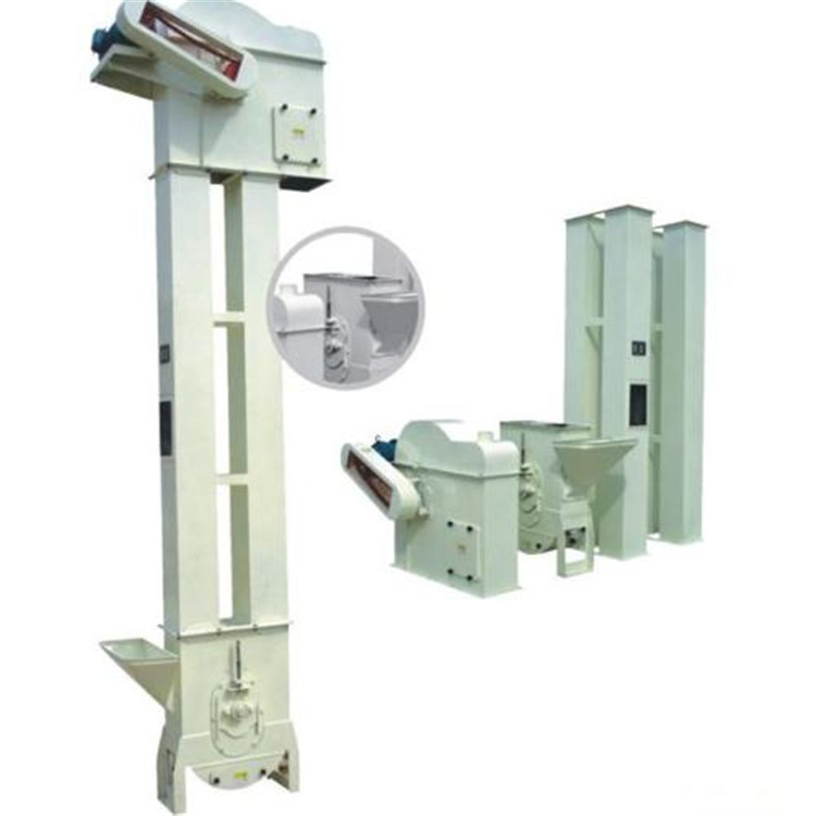 Carbon Steel Chain Type Bucket Elevator 800m3/h Conveying Hoisting Machine