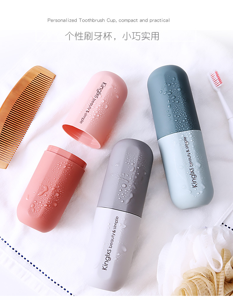 Travel Toothbrush Holder Case Or Kit Set Pack With Cover