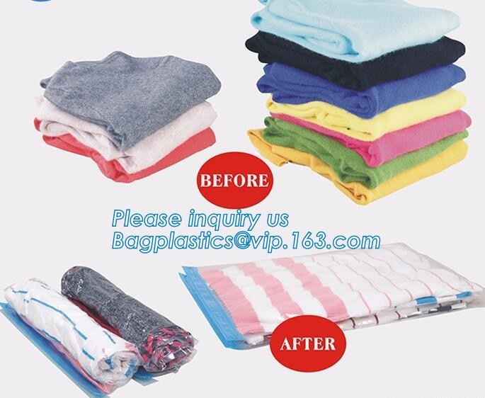 Compression space saver bags, nylon vacuum quilt storage bags, Eco-Friendly Folding cube bags, vacuum space bag with han