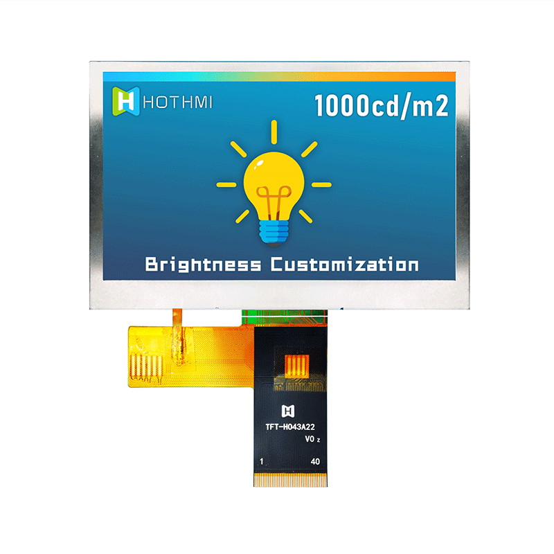 4.3 Inch 480x272 MCU Wide Temperature LCD IPS Display Module