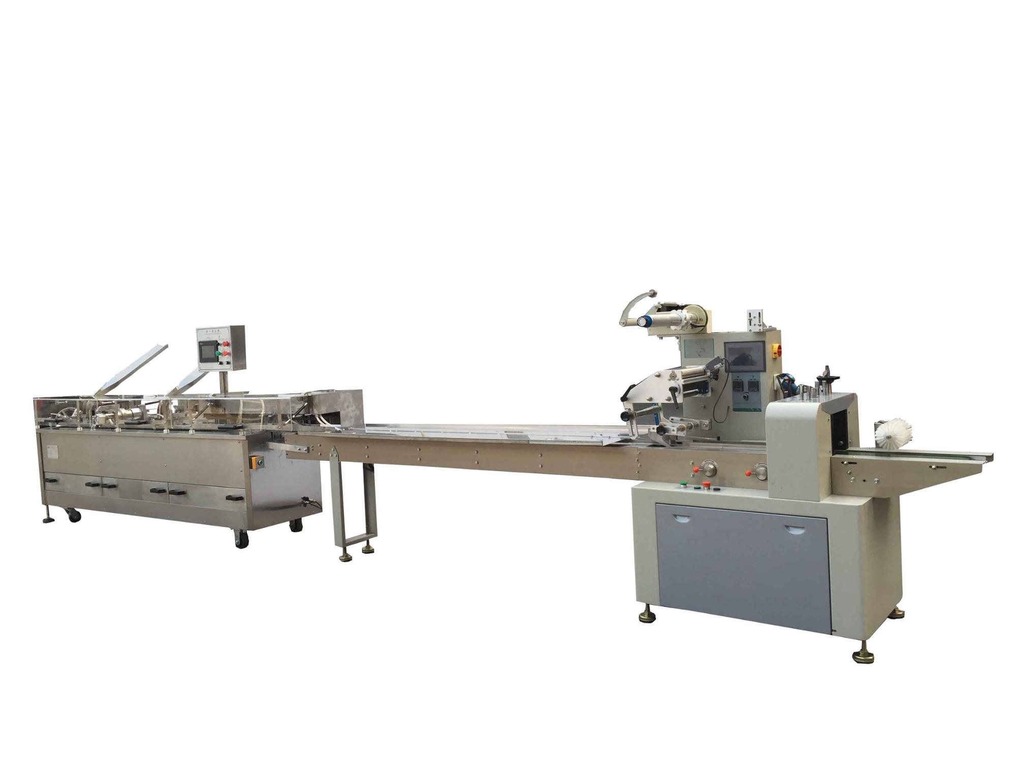 SIEMENS Touch Screen Single Lane Cream Biscuit Machine Automatic