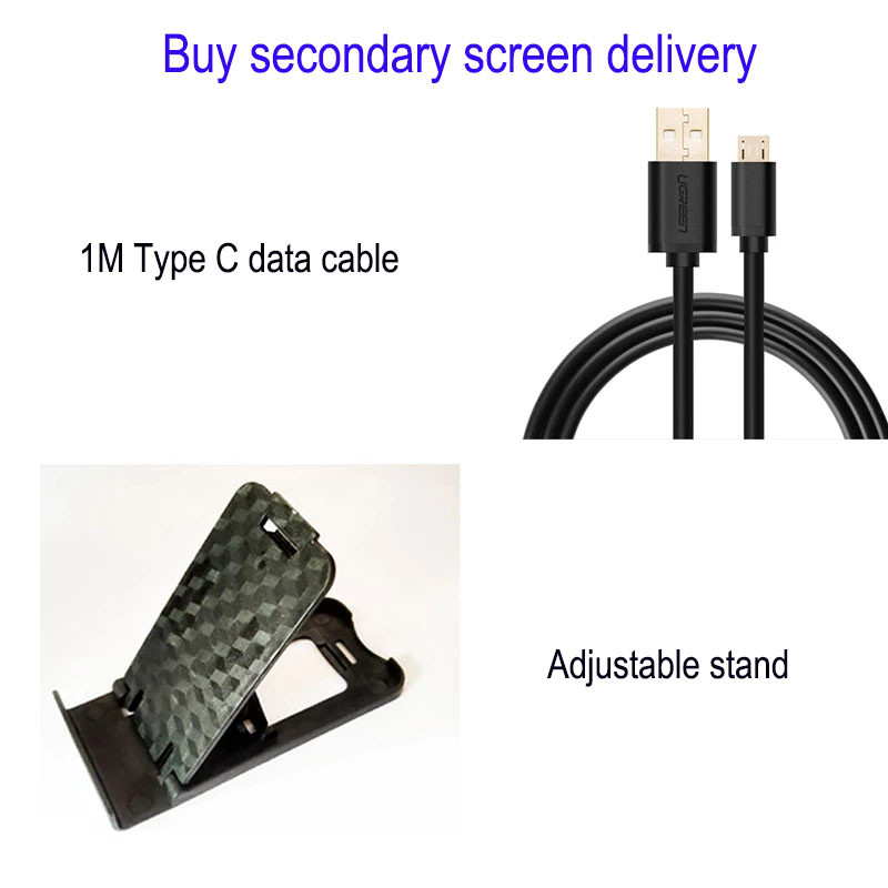 3.5 Inch USB Secondary Monitor IPS Secondary Pc Monitor CPU RAM HDD 320x480