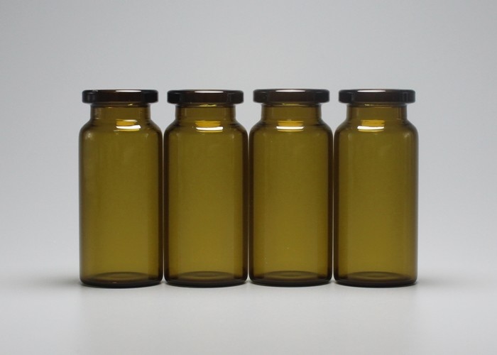 15ml Amber Injectable Tubular Glass Vial