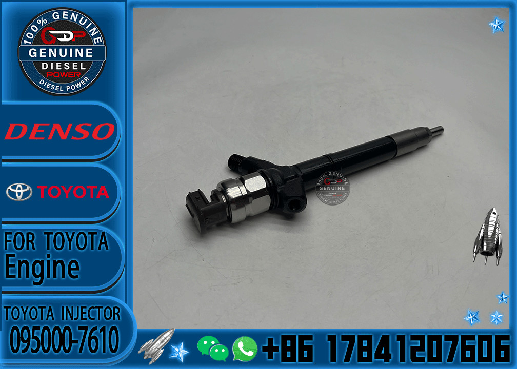 Common Rail Injector 095000-7250 095000-7600 095000-7610 For 1VD Diesel Nozzle