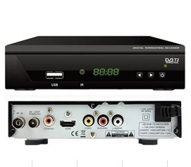 China DVB-T2 Receiver 1080P Full HD MPEG4 H.264 PVR on sale