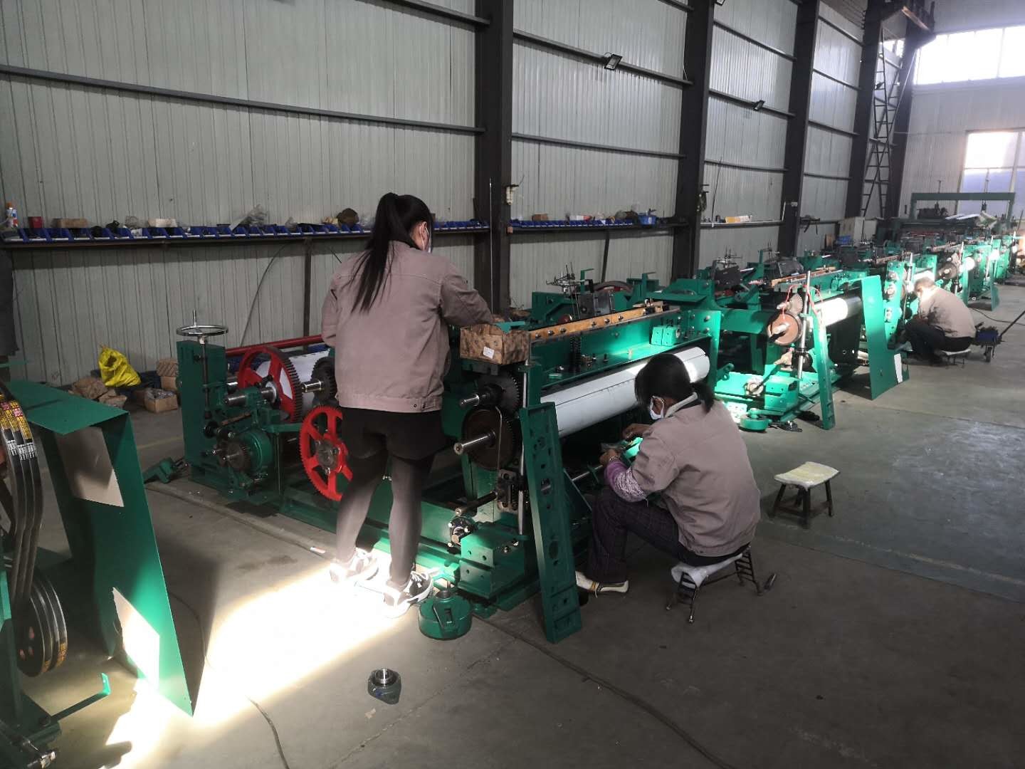 Glass Fiber Mesh 2.2kw 5mm X 5mm Shuttleless Weaving Machine
