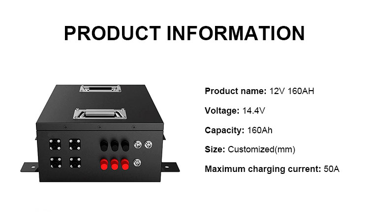 Phosphate Lithium Ion Battery Pack 12V 160AH LiFePO4 Battery