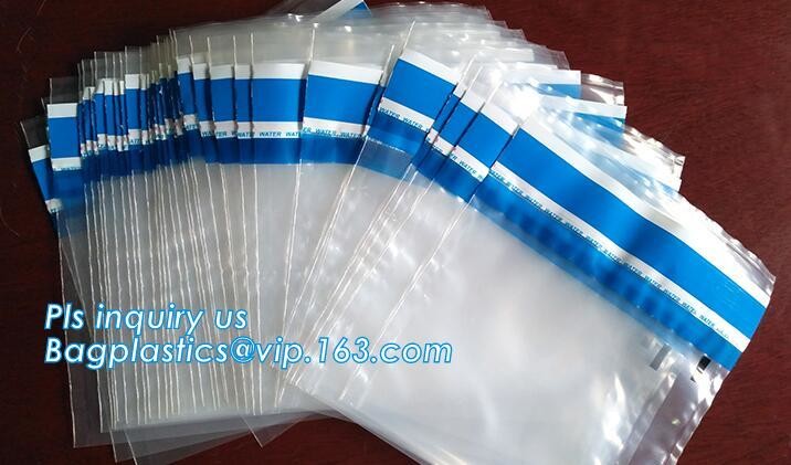 Security plastic bag with adhesive tape for cash, plastic money bag, Security Money Cash Bag For Airport/Bank and police