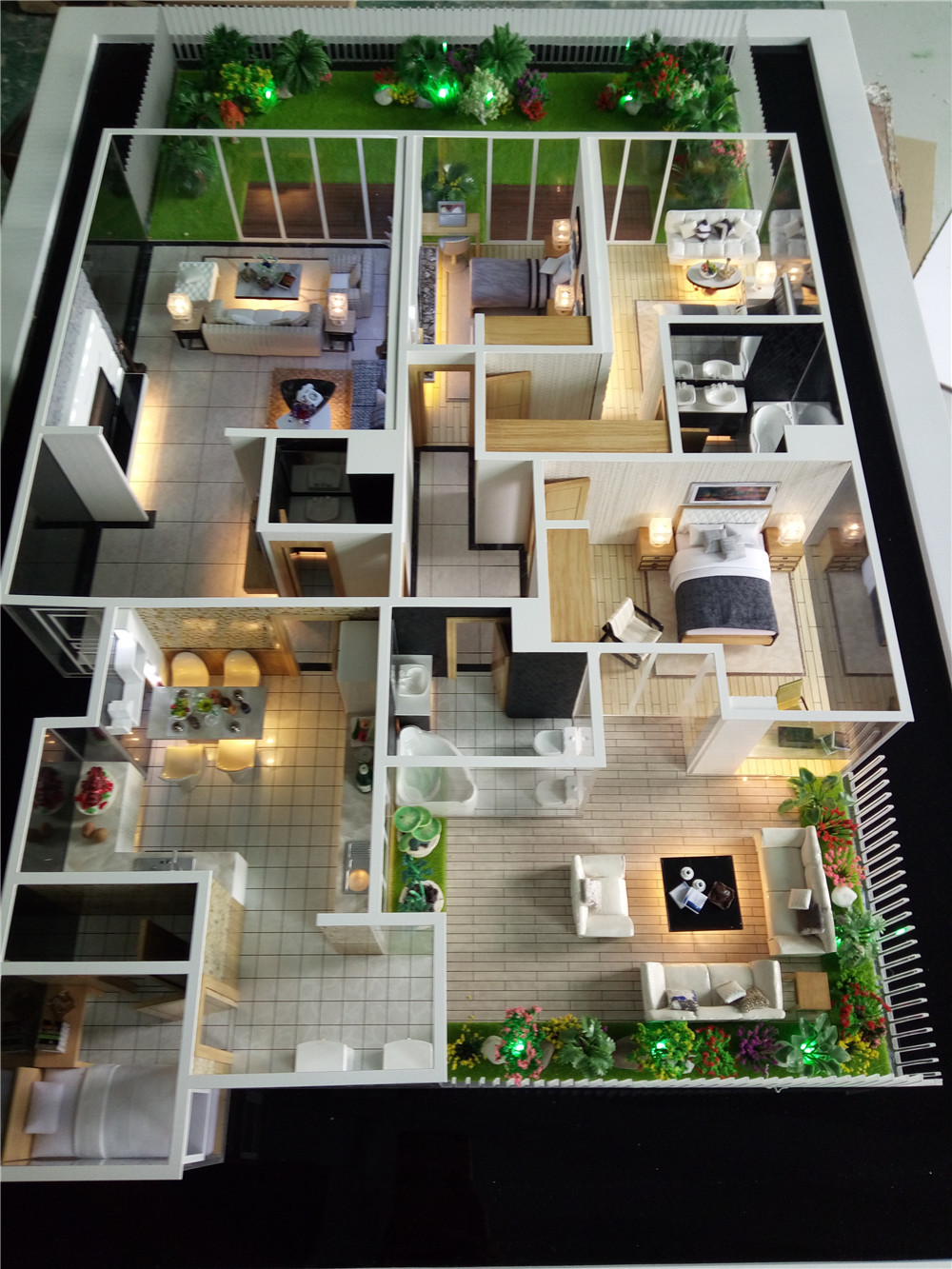 1 / 50 Unit Architectural Interior Models , Handmade Architectural Models