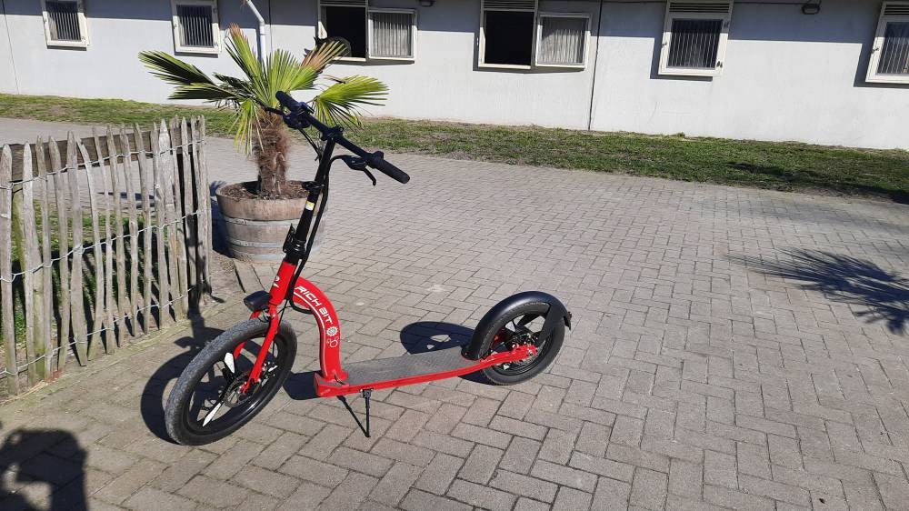 10Ah 36v Electric Scooter Bike For Adults Front 20 Inch Rear 16 Inch 350w RICHBIT H100 Plus