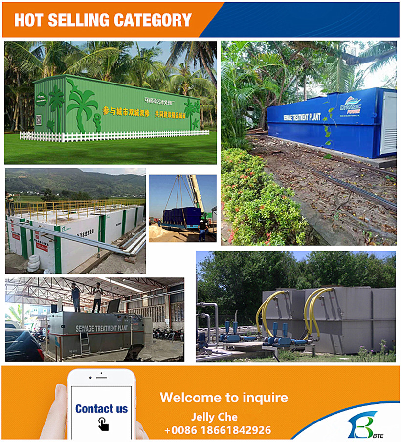 High Environment Equipment 1000 kg Weight MBR Sewage Treatment Integrated Equipment