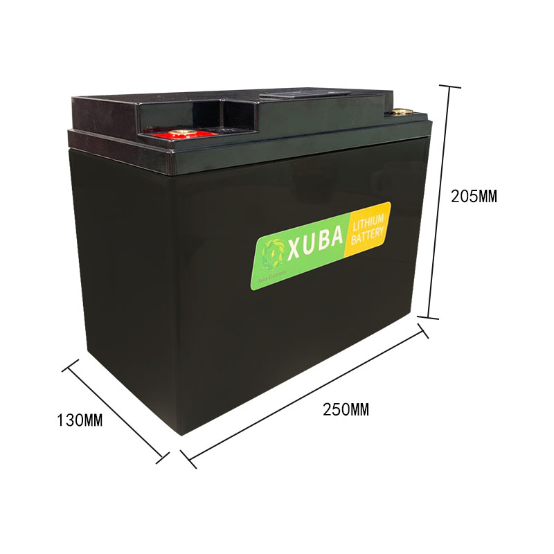 BAIDUN Solar Panel Lifepo4 12V Lithium Battery Pack DOD80%