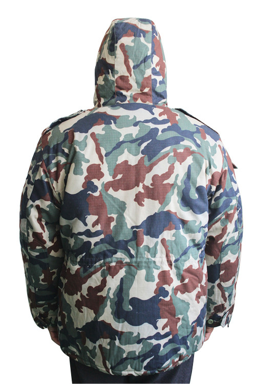 Stand Up Collar Military Waterproof Jacket For Wind Protection