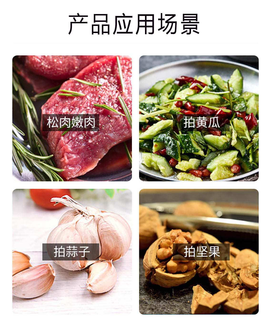 Meat Poultry Tools Heavy-Duty Zinc Alloy Hammer for and Easy Meat Tenderizing at Home