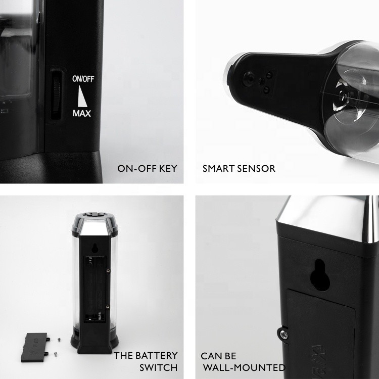 500ML Automatic Alcohol Gel Dispenser FCC Bathroom Battery Operated