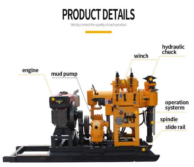 OEM Gk - 200 Meters Depth Core Industrial Investigation Engineering Drilling Rig 0