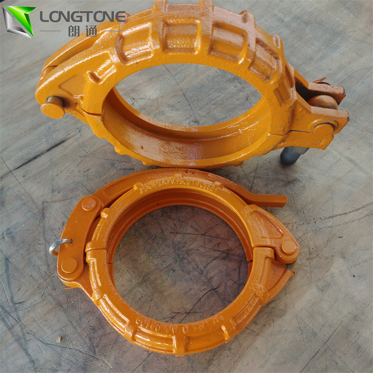 5.5 inch Wedge Concrete Pump Clamp Coupling Concrete Hose Clamp For Pipe