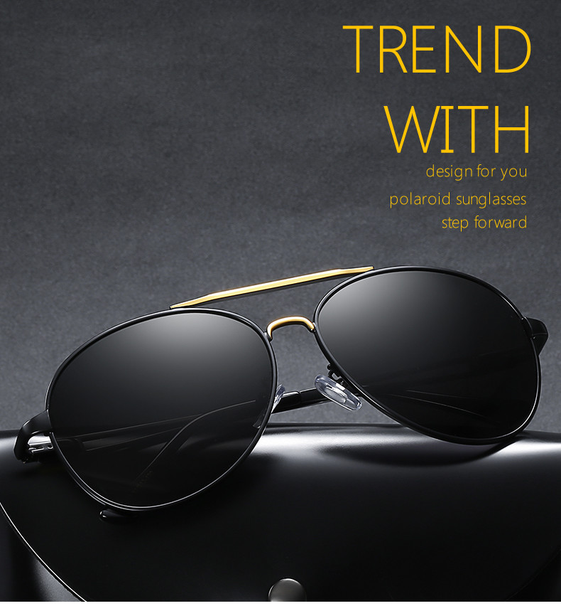 Polarized Retro Shades Sunglasses BSCI Men Unbreakable Frame Glasses