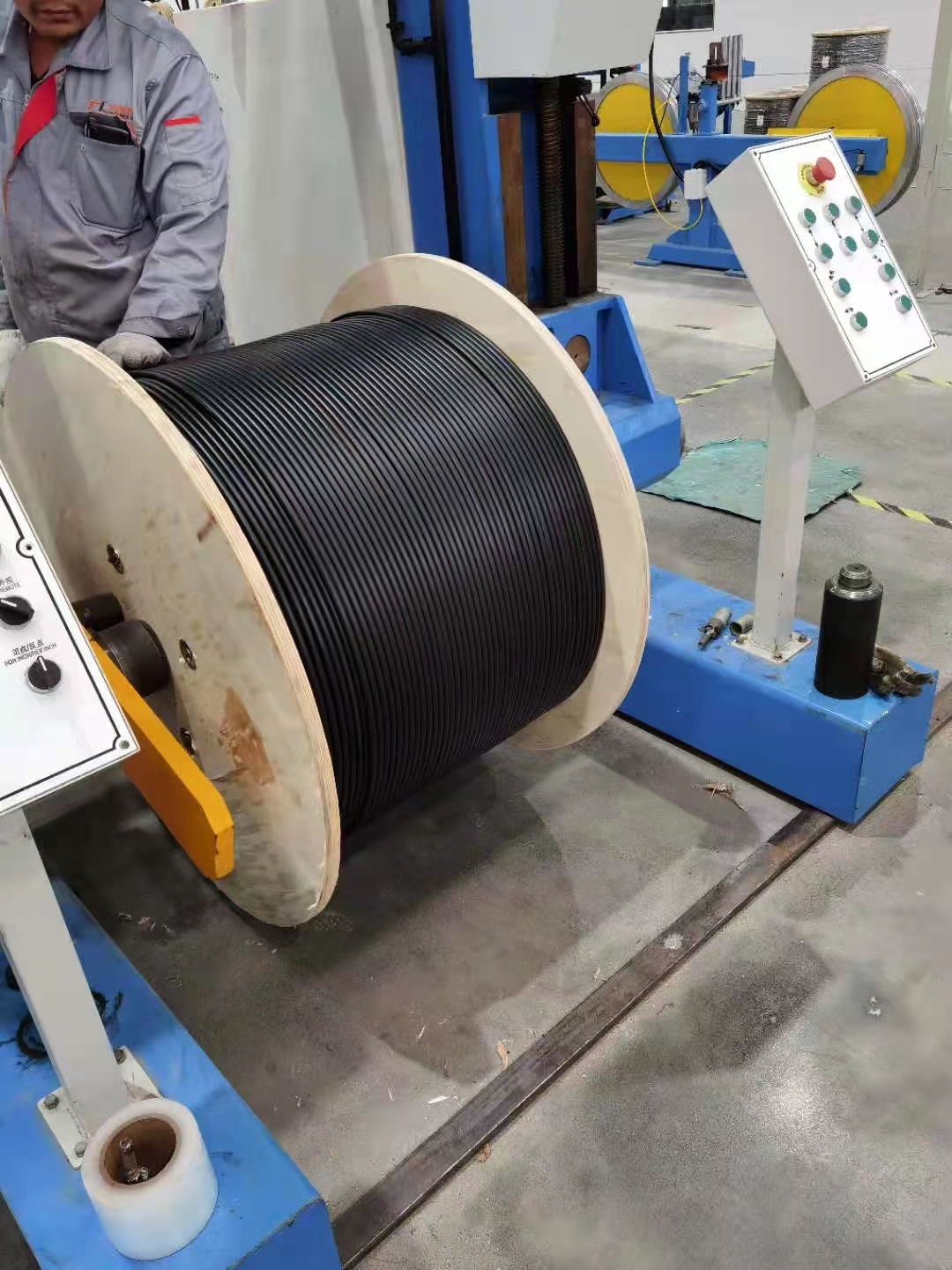 96 Core GYTS SM G652D PE Outdoor Armoured Fiber Optic Cable with 20D Bending Radius