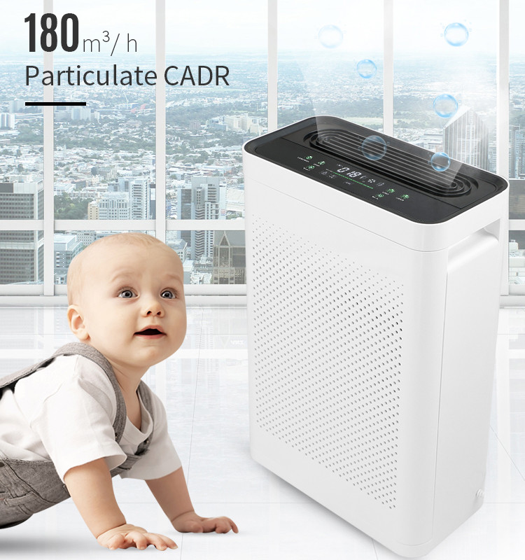 Office Cleaner 40W 30M2 180M3/H Odor Air Purifier