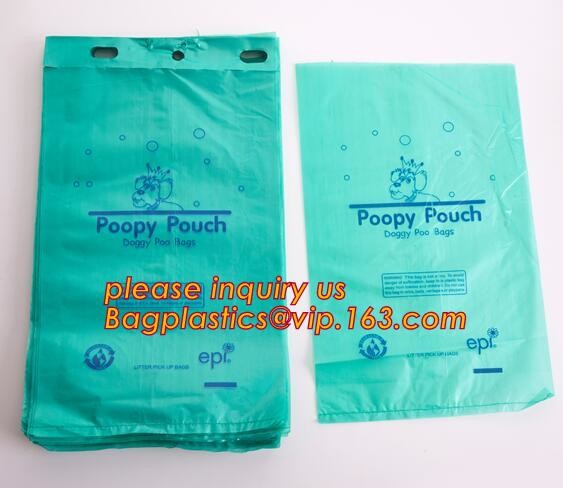 High Quality Eco-friendly Degradable Fashion With Printing Doggy Pet Dog Waste Poop Bags, Eco friendly pet dog waste poo