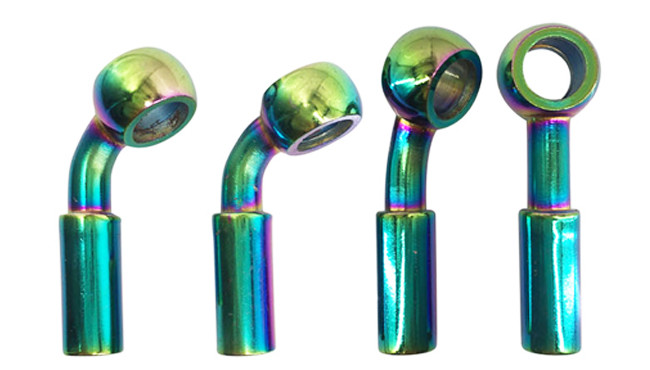 M10*1 Chromed Brake Hose Banjos For Motorcycle Use