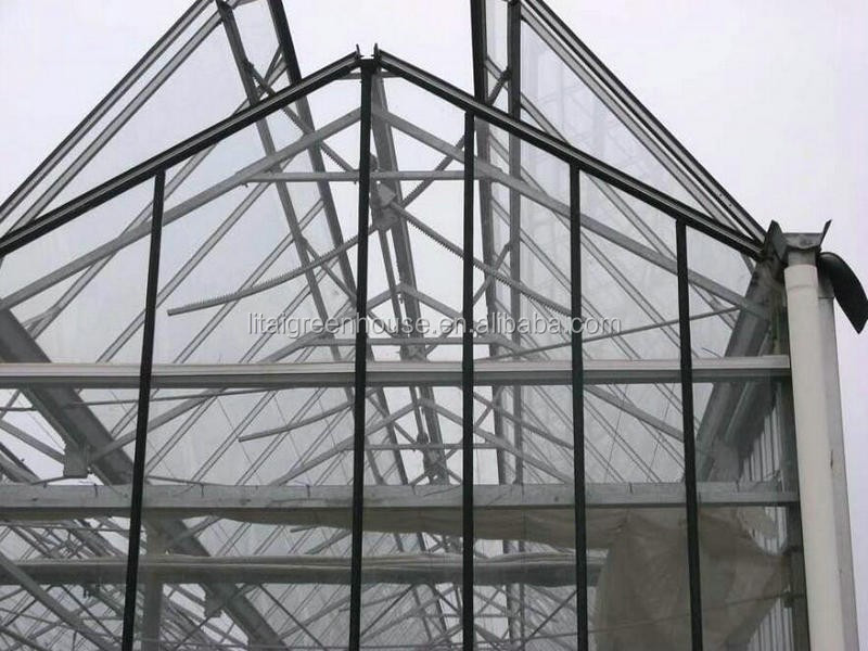 Greenhouse Plastic Sheet/PC Sheet Greenhouse with Stable Structure and Vents