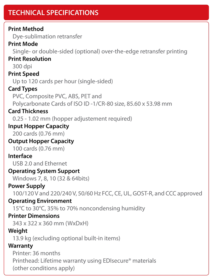 MATICA XID8300 300dpi Dye-sublimation Retransfer ID Card Printer for PVC Hologram Cards