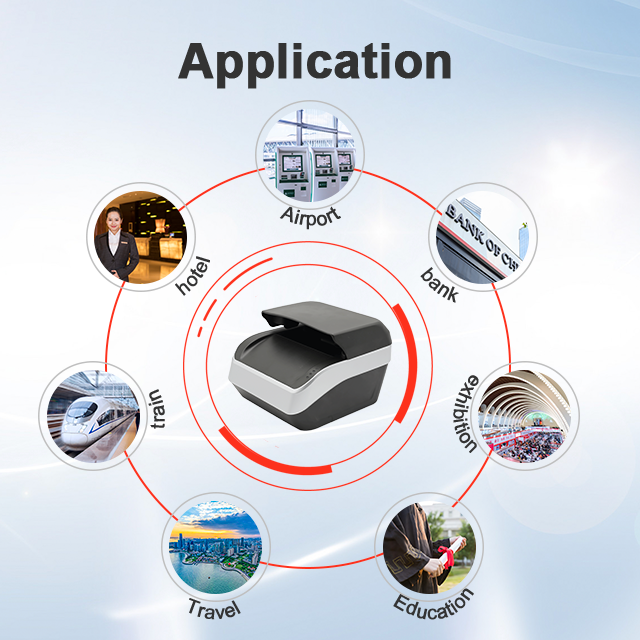 CE FCC RoHS Certified Passport Reader for Immigration Bureau Border Inspection and More