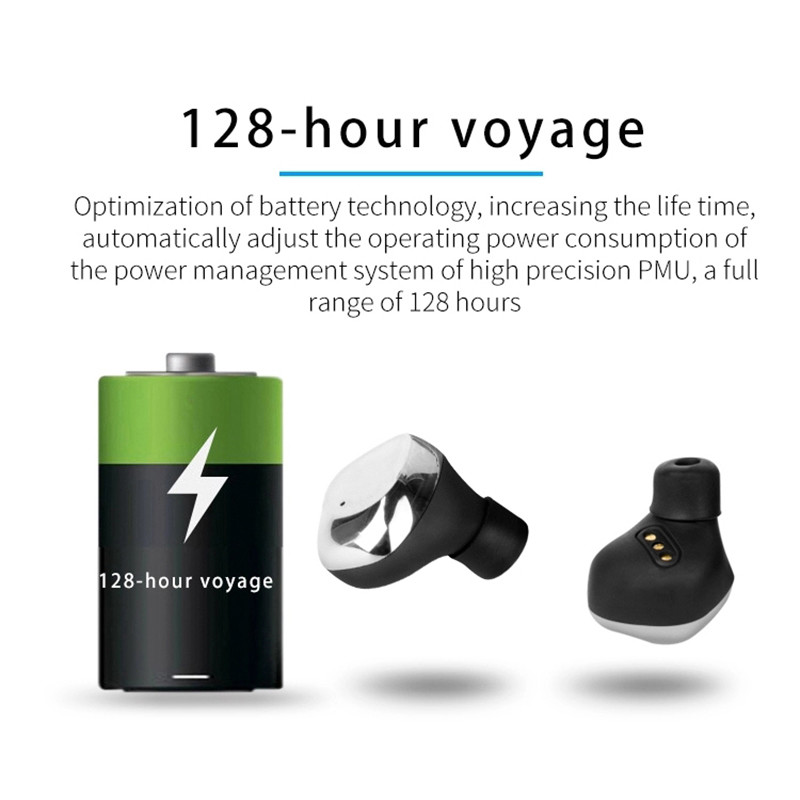 Automatic Pairing Tws Wireless In Ear Earphones Buds With 800mah Charging Case