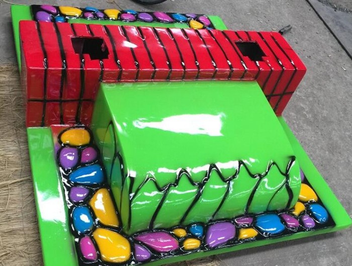 Horse Shaped Kiddie Express Train , Customized Capacity Mini Electric Train
