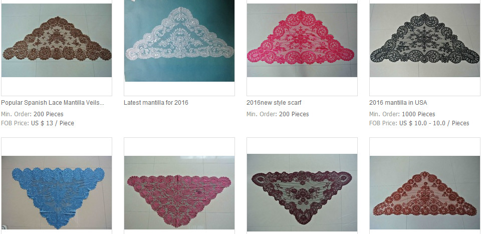 Red Ivory veil lace mantilla Catholic church chapel headcovering Mass