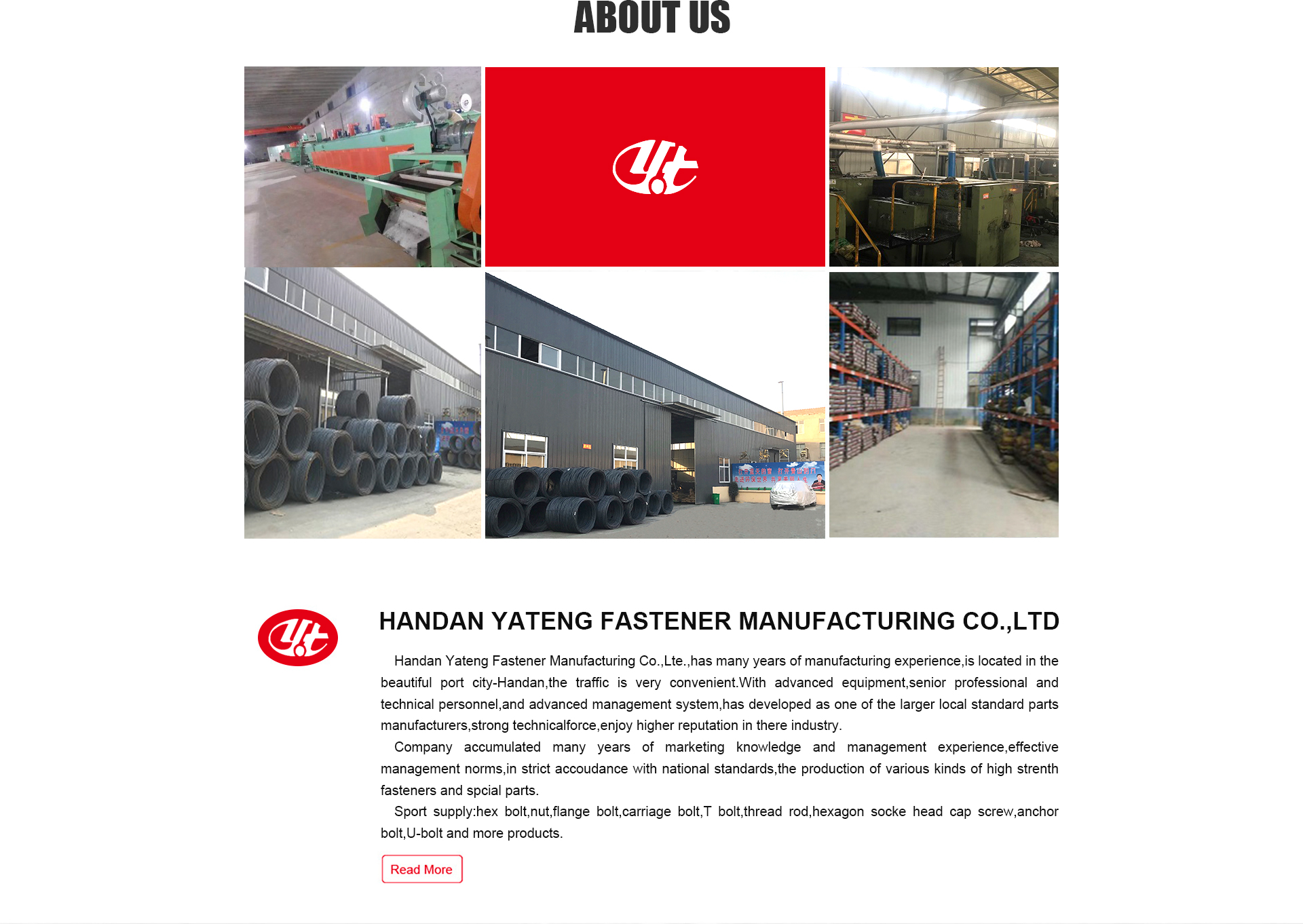 Handan Yateng STEEL Threaded Rods DIN975 Zinc Yellow Thread Bar Grade 4.8/8.8/10.9/12.9