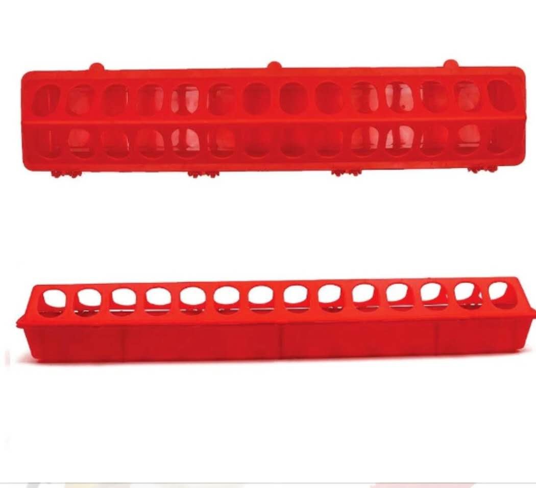 Ageing Resistance Livestock 50cm Poultry Feeder Drinker