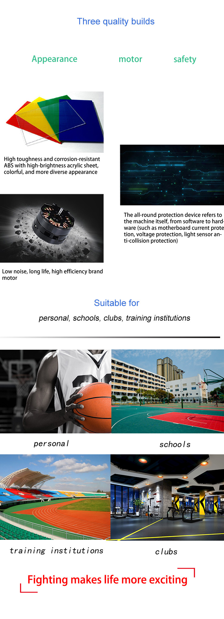 Siboasi S6839 Adjustable Basketball Return System Machine Green