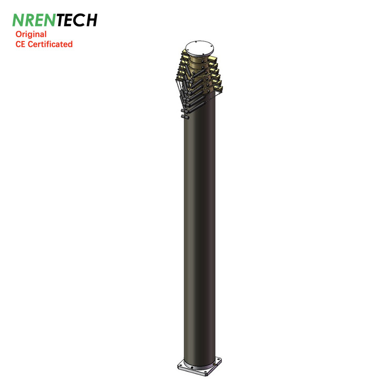 15m pneumatic telescoping mast-300kg payloads- lockable mast