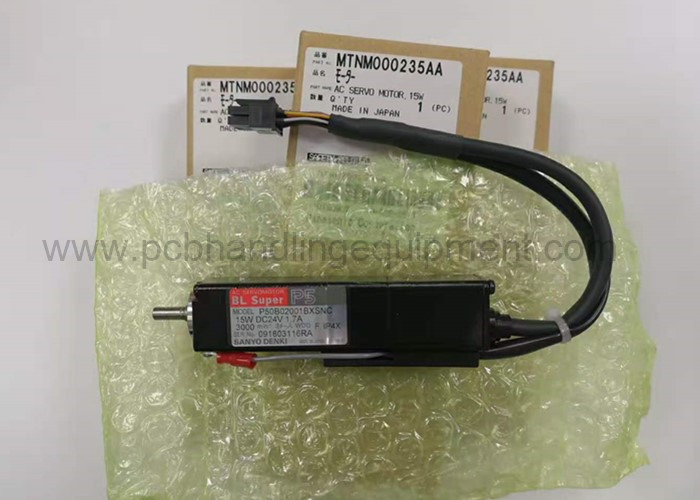 15W SMT Panasonic AC Motors For Driving Axis MTNM000235AA Panasonic Chip Mounter Servo Motor