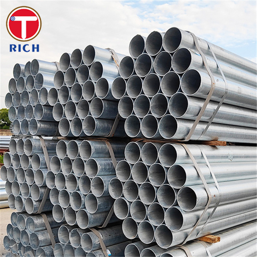 GB/T 3091 Welded Hot Dip Galvanized Carbon Steel Pipes For Low Pressure Liquid Delivery