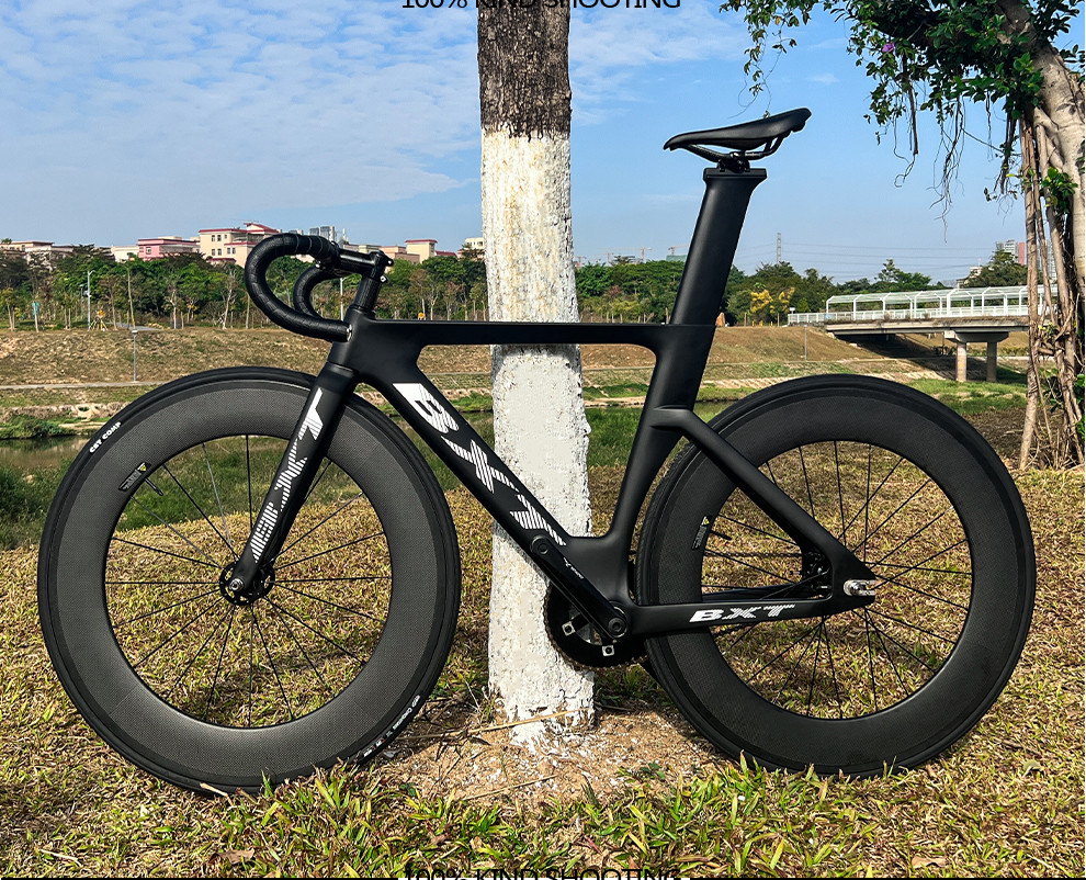 Carbon Fiber Fixed Gear Racing Track Bicycle 700C Aero Technology