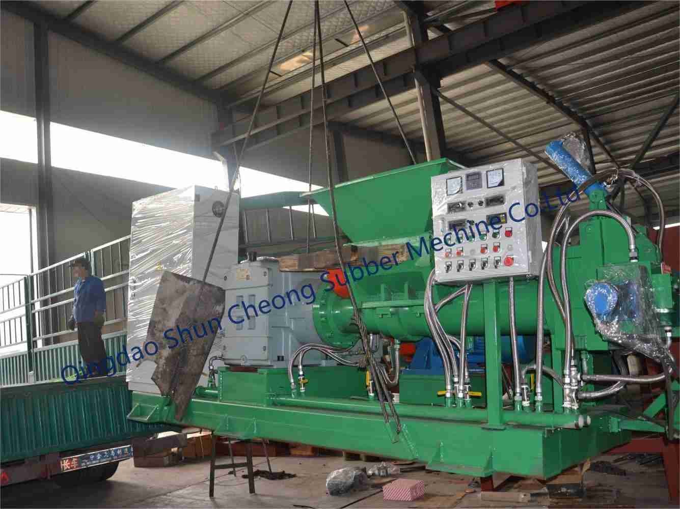 Rubber Knitting Hose Production Line / Rubber Hose Forming Extruder