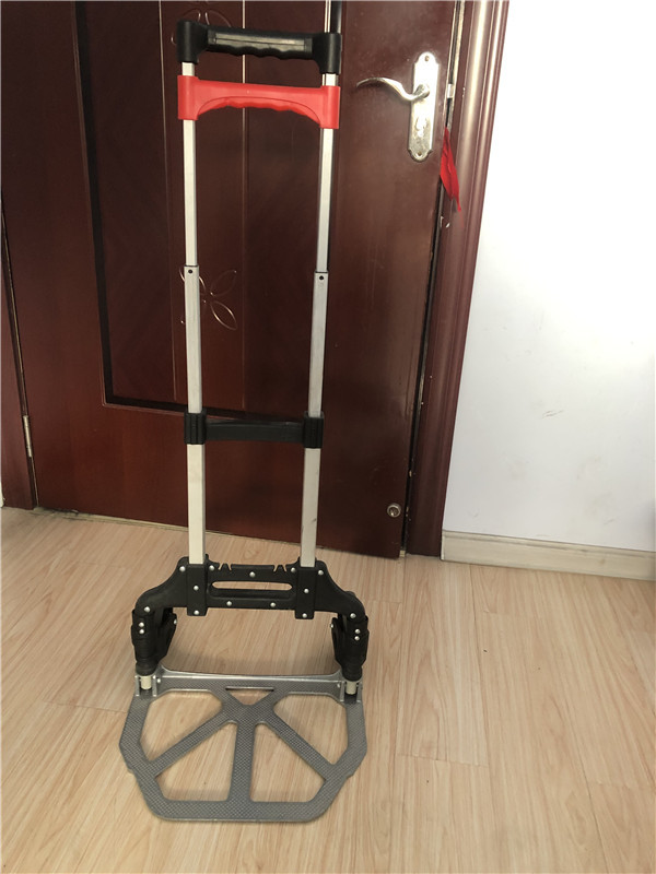 70kgs Folding Hand Trolley Collapsible Aluminium Hand Trolley Portable