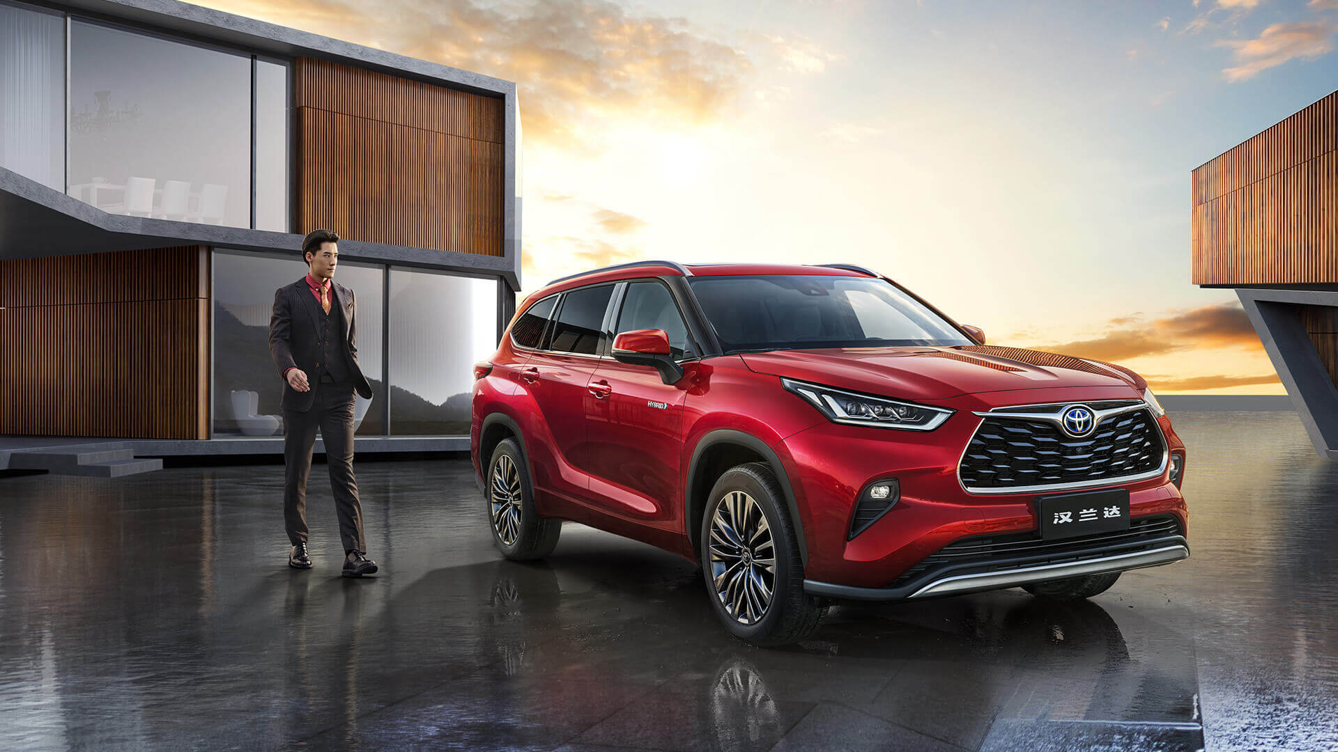 2023 2024 Gasoline Car To-yota Highlander Four-Wheel Drive Seven-Seat Luxury Fuel Cars Engine 141 kw Perfect for Families