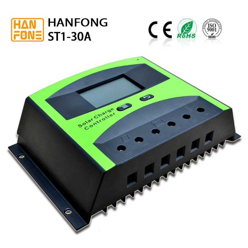30A PWM Solar Charge Controller Smart LCD 12V/24V Auto Charge controller ZUNAU CY2430