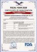 Hong Kong JYJC International Trade Limited Certifications