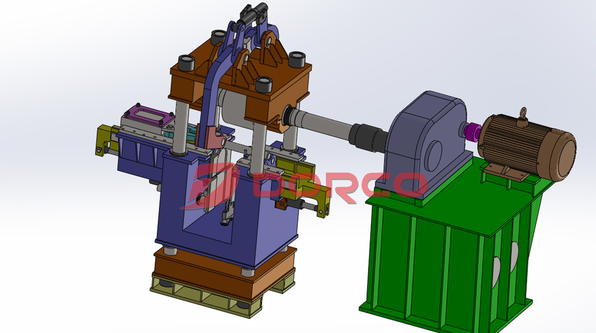 Customizable Vertical Ring Rolling Machine Four Column Frame Structure Stable Rolling