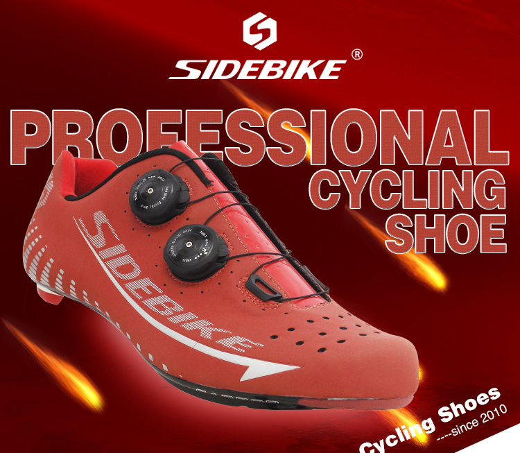 Spring Carbon Road Cycling Shoes Geometry Design Body High Pressure Resistance