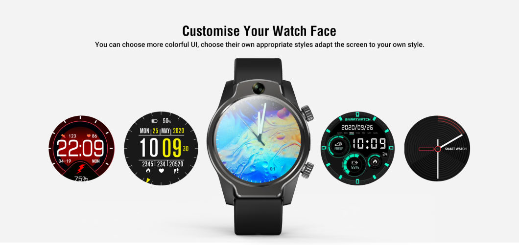 1.69 Inch IPS 450*450 Round Screen Sound Recorder Calendar Music Sync Function S10 Smart Watch