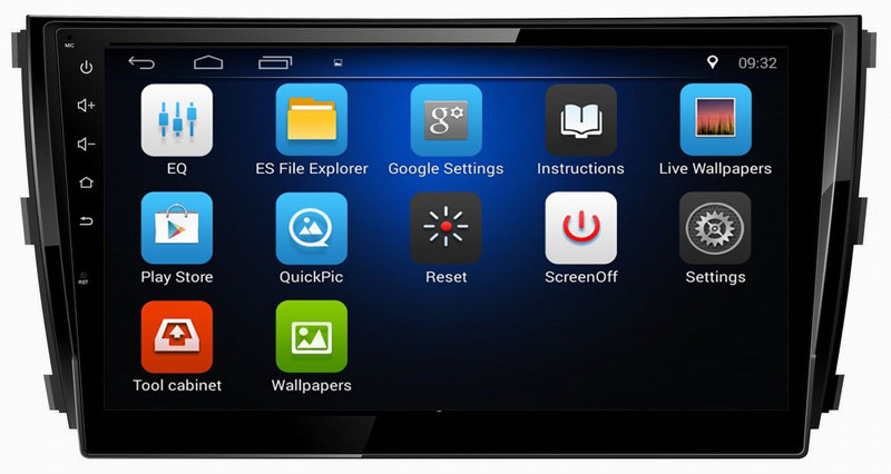 Ouchuangbo car gps head unit media system android 8.1 for Zotye T600 support USB SWC AUX wifi 2+32