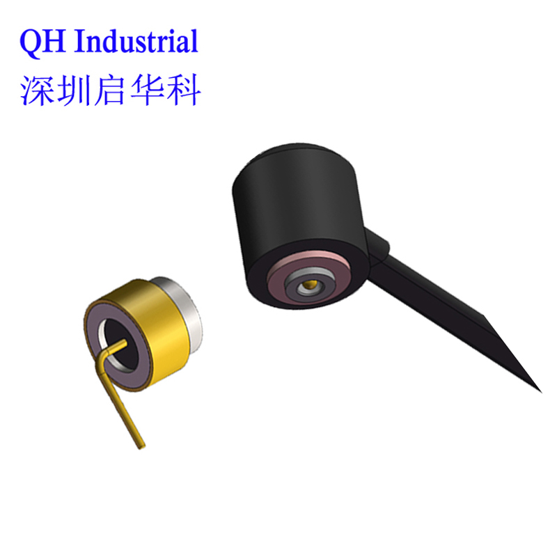 2Pin Customized Lcd Soldered Cup Spring Loaded Pin Chinese Manufacturer Amphenol Double Ends Pogo Pin