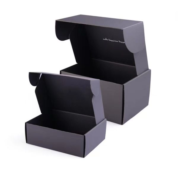 Luxury Corrugated Cardboard Gift Boxes Custom Logo Hair Extension Packaging Boxes
